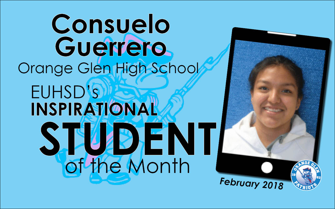 EUHSD’s Inspirational Student of the Month: Consuelo Guerrero