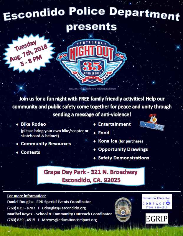 National Night Out in the Park!