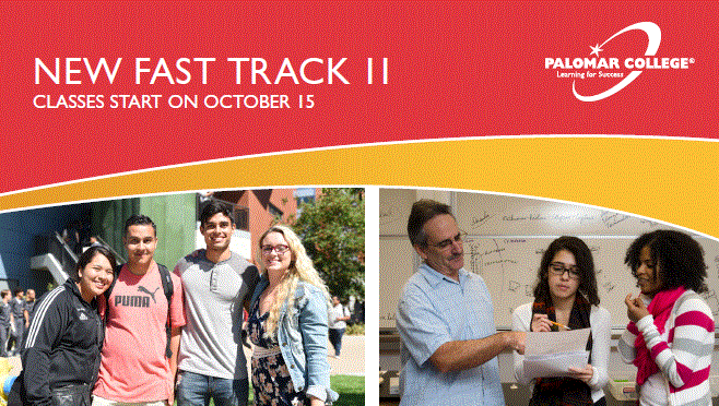 Palomar College Fast Track Classes – Enroll Now!